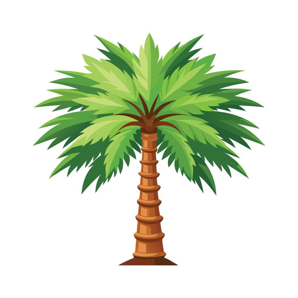 Beautiful Single Big Tree Illustration vector