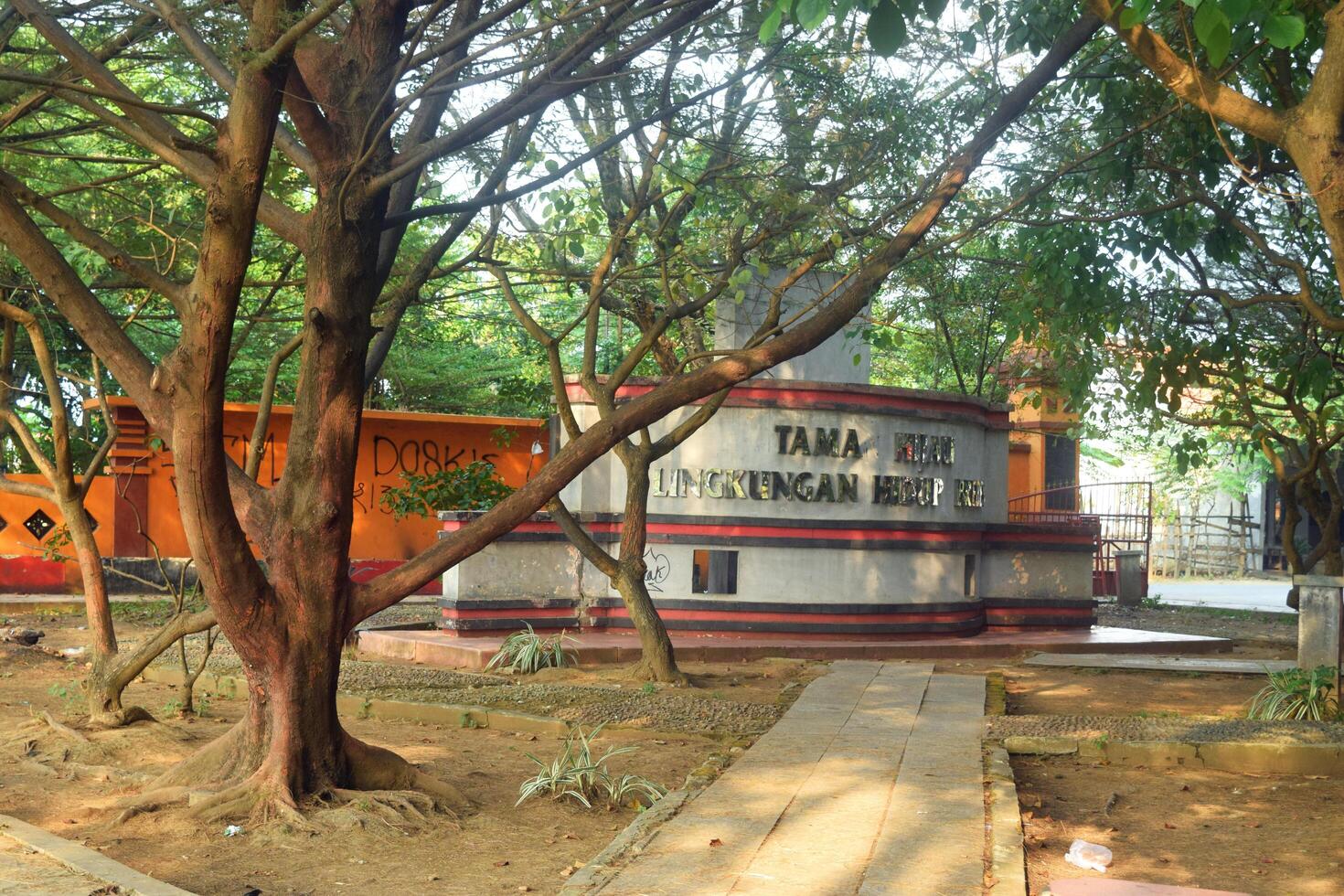 One of the parks in Brebes namely Taman Hijau Lingkungan Hidup Brebes photo