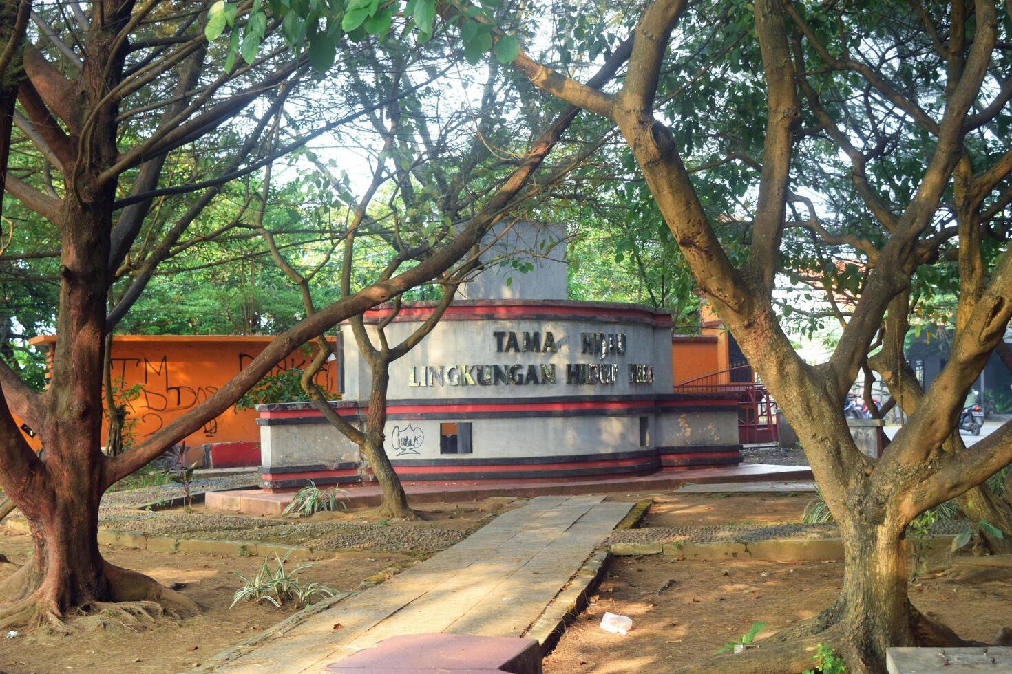 One of the parks in Brebes namely Taman Hijau Lingkungan Hidup Brebes photo