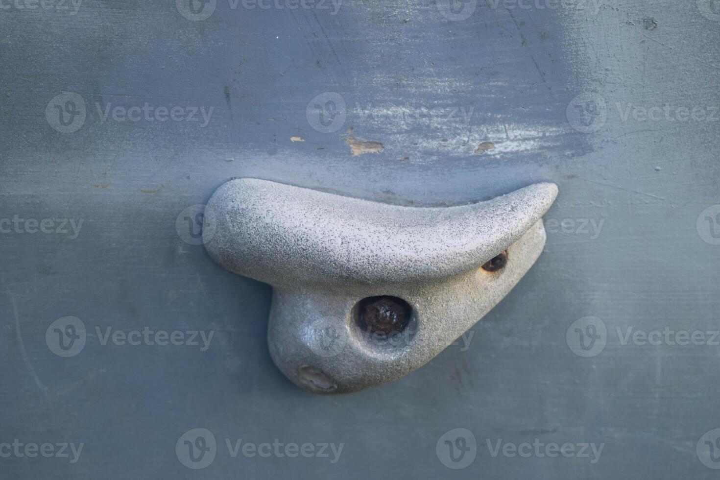 Several colorful climbing steps on a climbing board photo