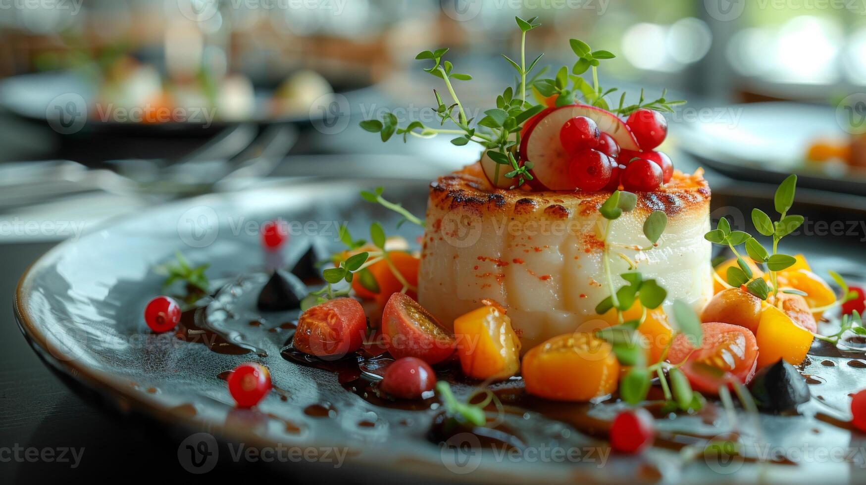 Gourmet Creation in Fine Dining Ambiance photo