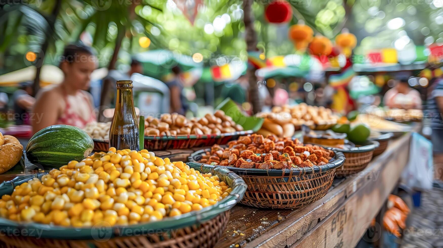 Joyful Junina Celebration Colorful Festivities of Brazil photo