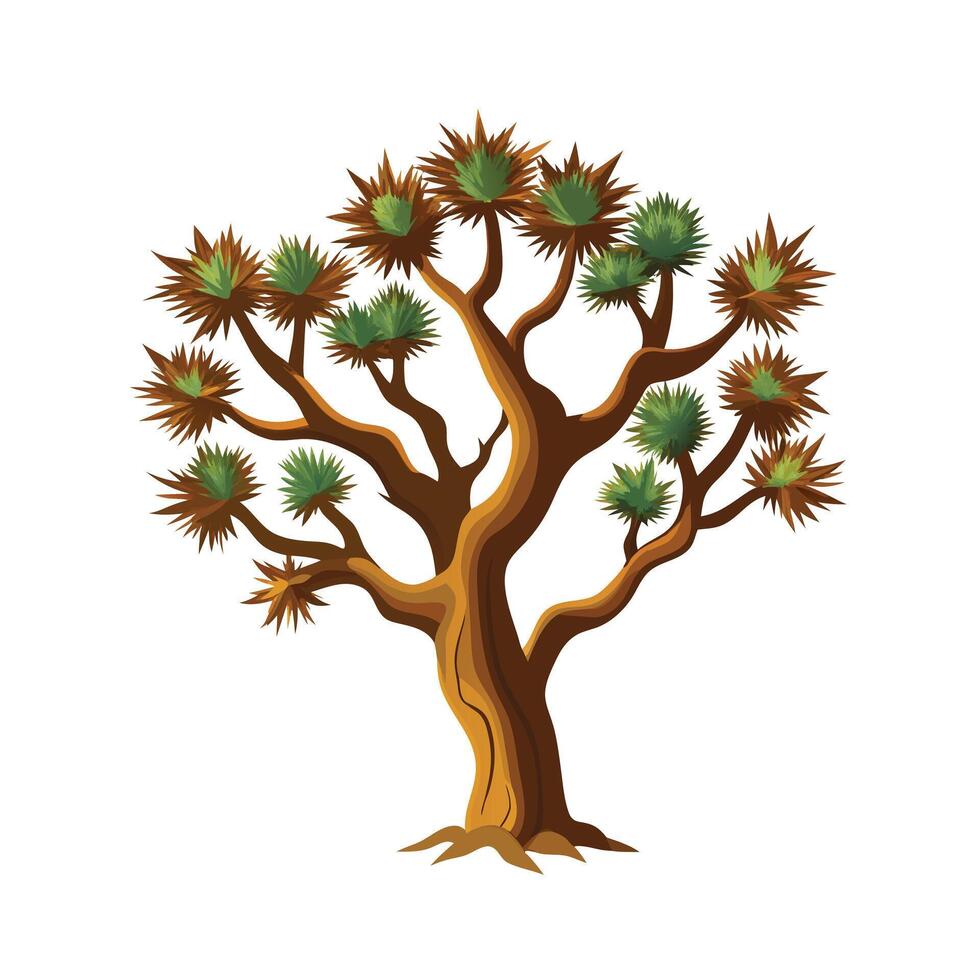 Beautiful Single Big Tree Illustration vector