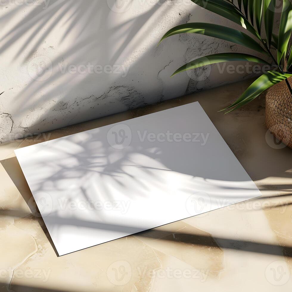Blank catalog, magazines, brochure, book mock up. design template. 3d rendering photo