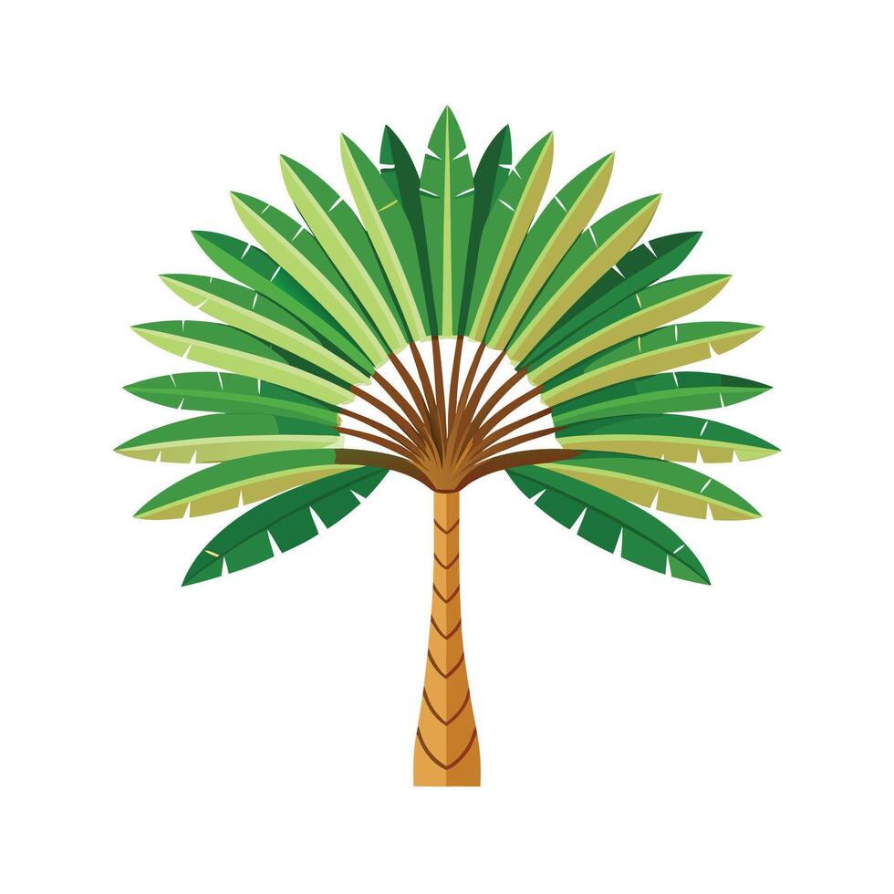 Beautiful Single Big Tree Illustration vector