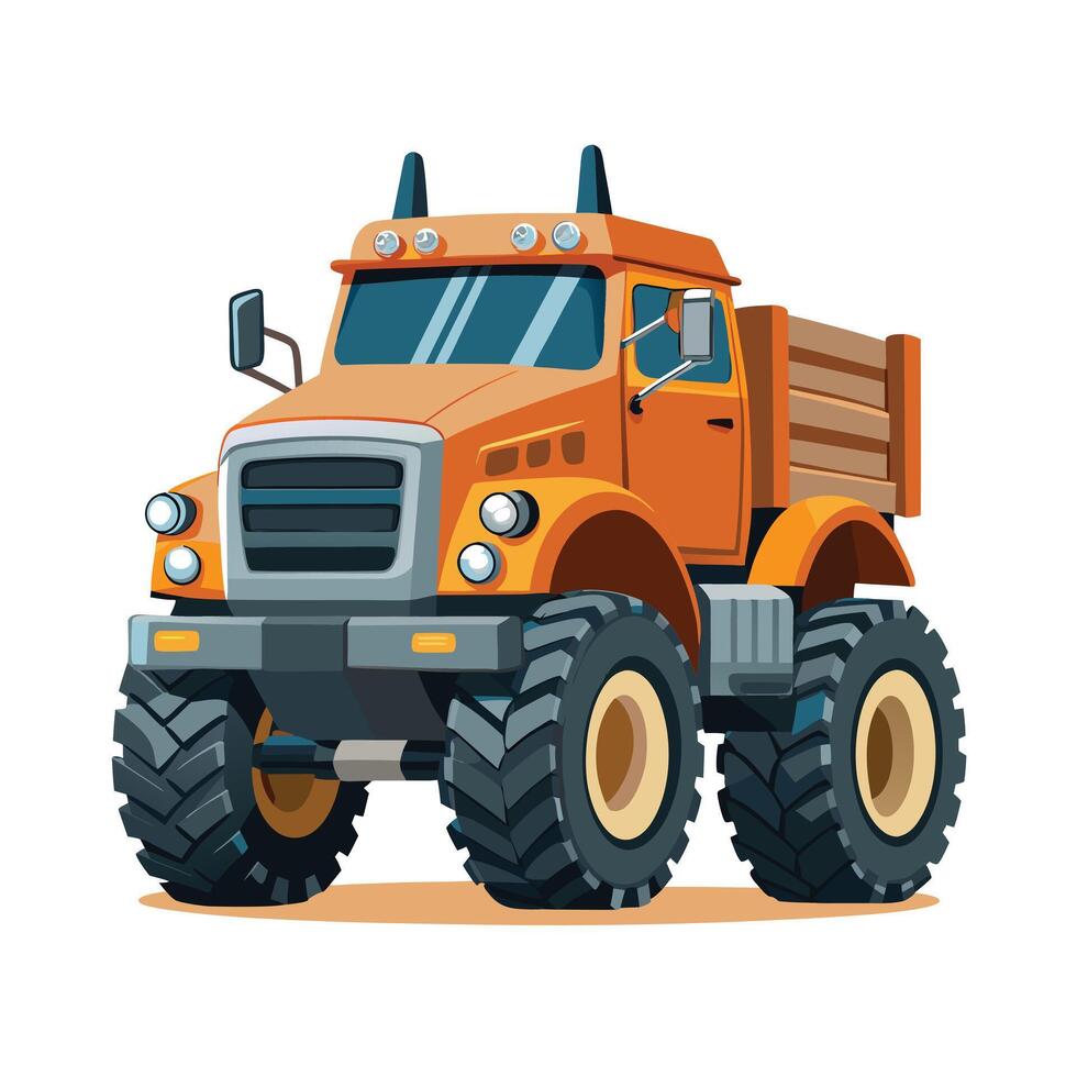Realistic Truck Illustration vector
