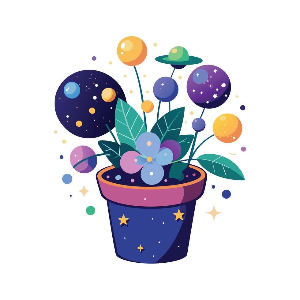 Flowerpot Houseplant Illustration vector