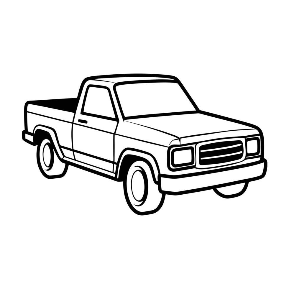 Realistic Truck Illustration vector