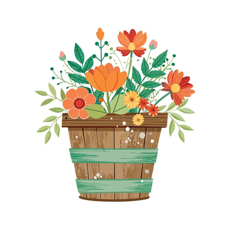 Flowerpot Houseplant Illustration vector