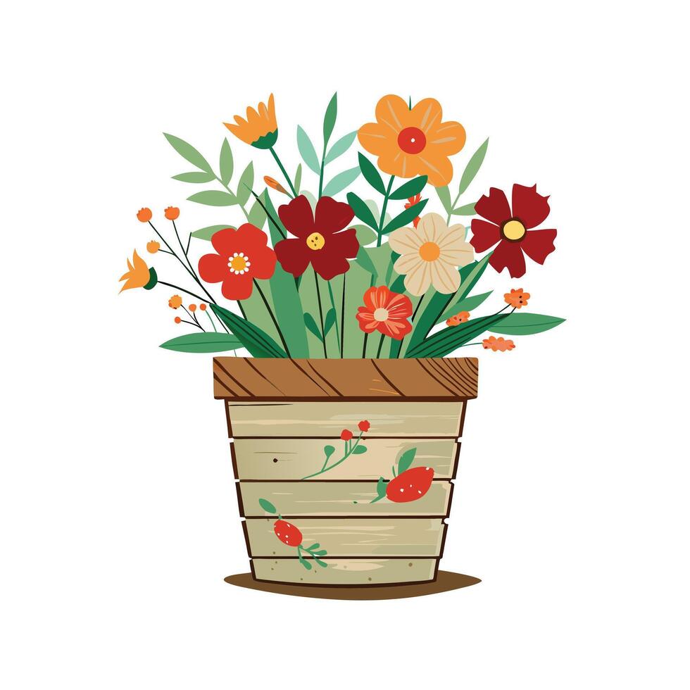 Flowerpot Houseplant Illustration vector