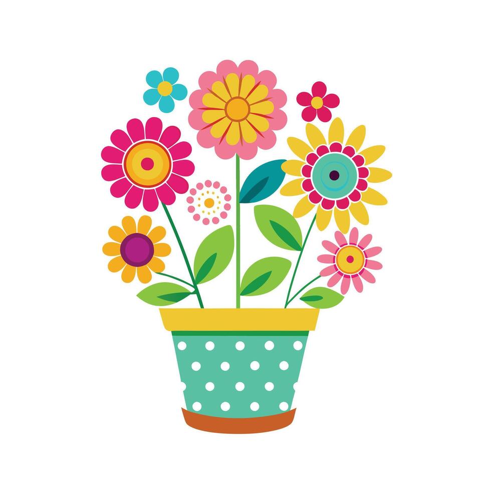 Flowerpot Houseplant Illustration vector