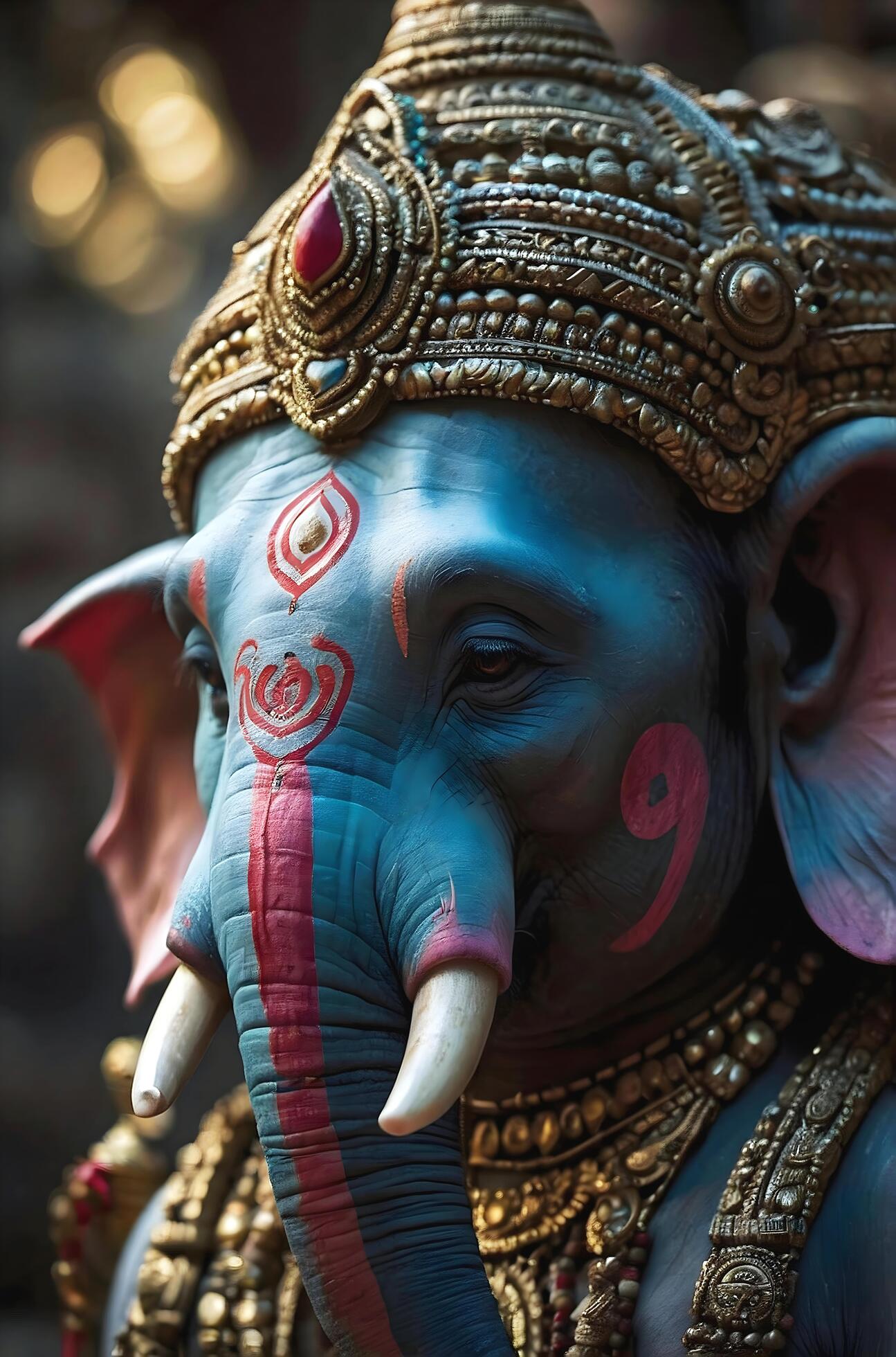 Lord Ganesha major deity in the Hindu pantheon god with elephant #39 s Lord Ganesha major deity in the Hindu pantheon god with elephant #39 s