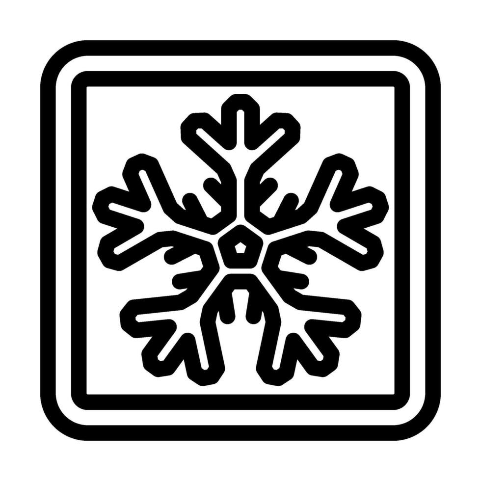 keep refrigerated product label warning line icon illustration vector