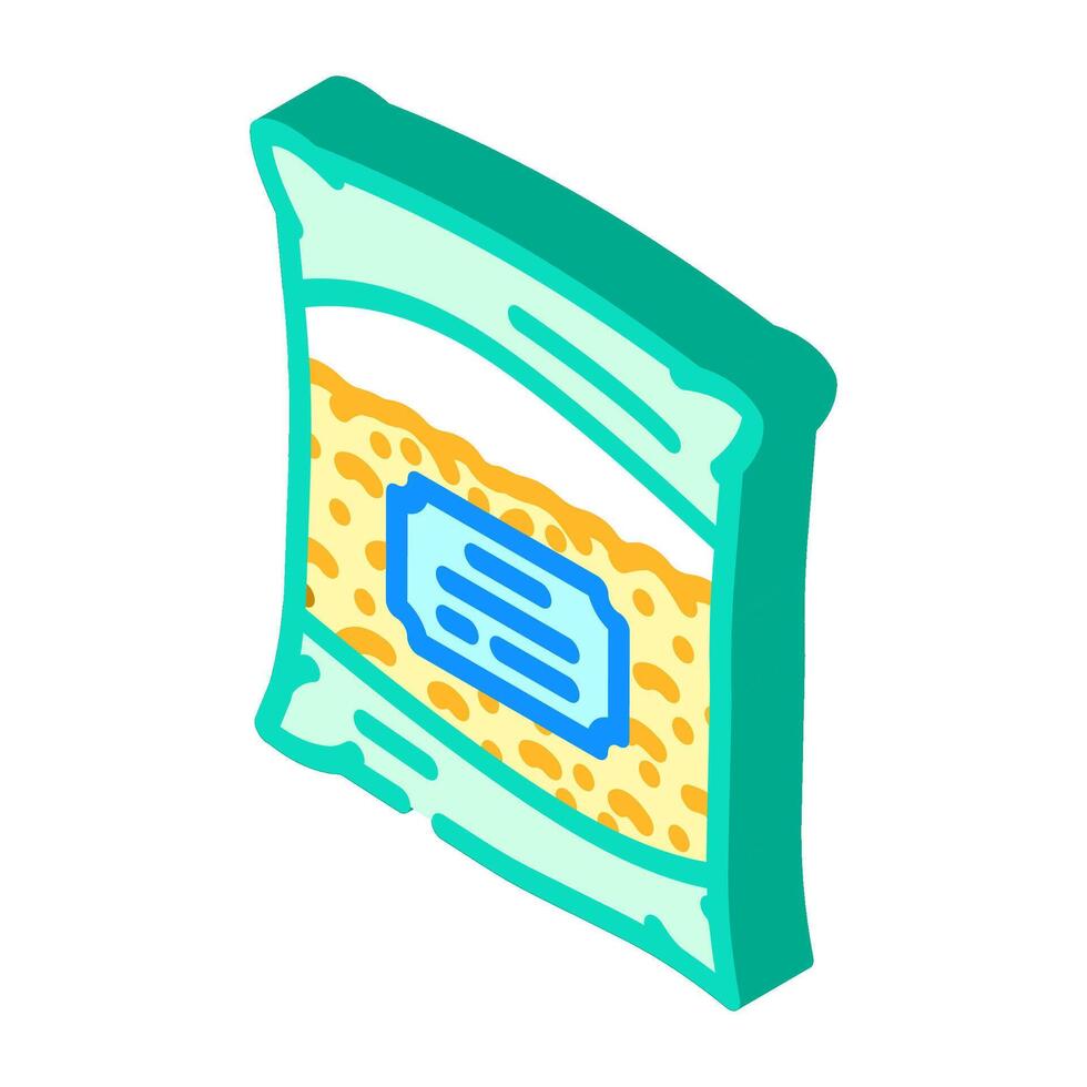 hamster bedding pet isometric icon illustration vector