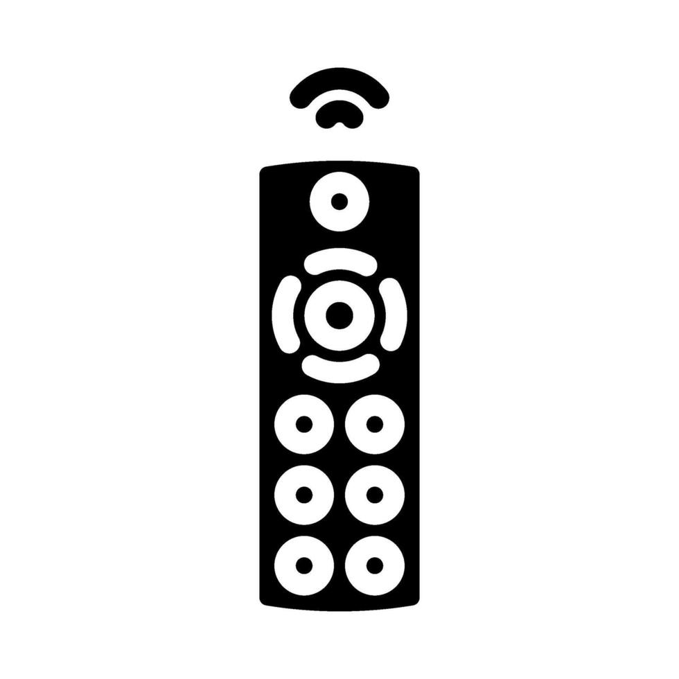 remote control label product caution glyph icon illustration vector