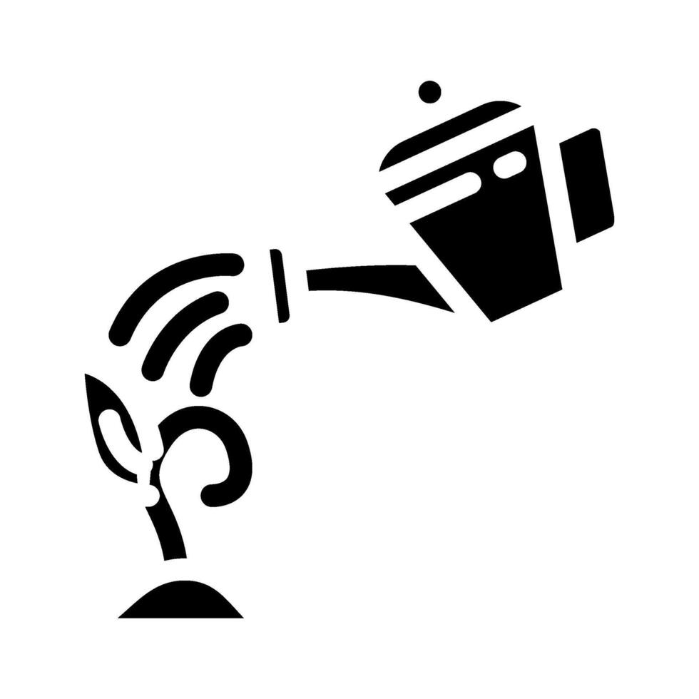 lead nurturing business process glyph icon illustration vector