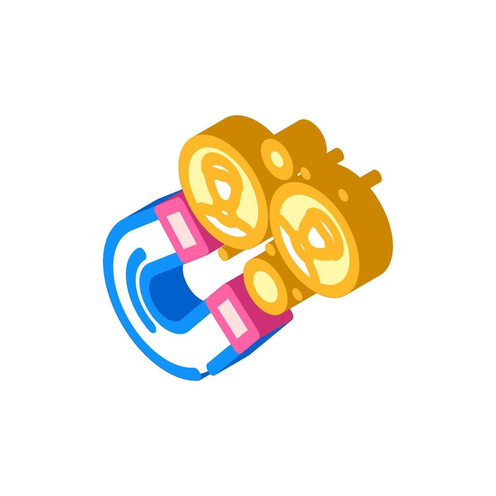 lead generation business process isometric icon illustration vector