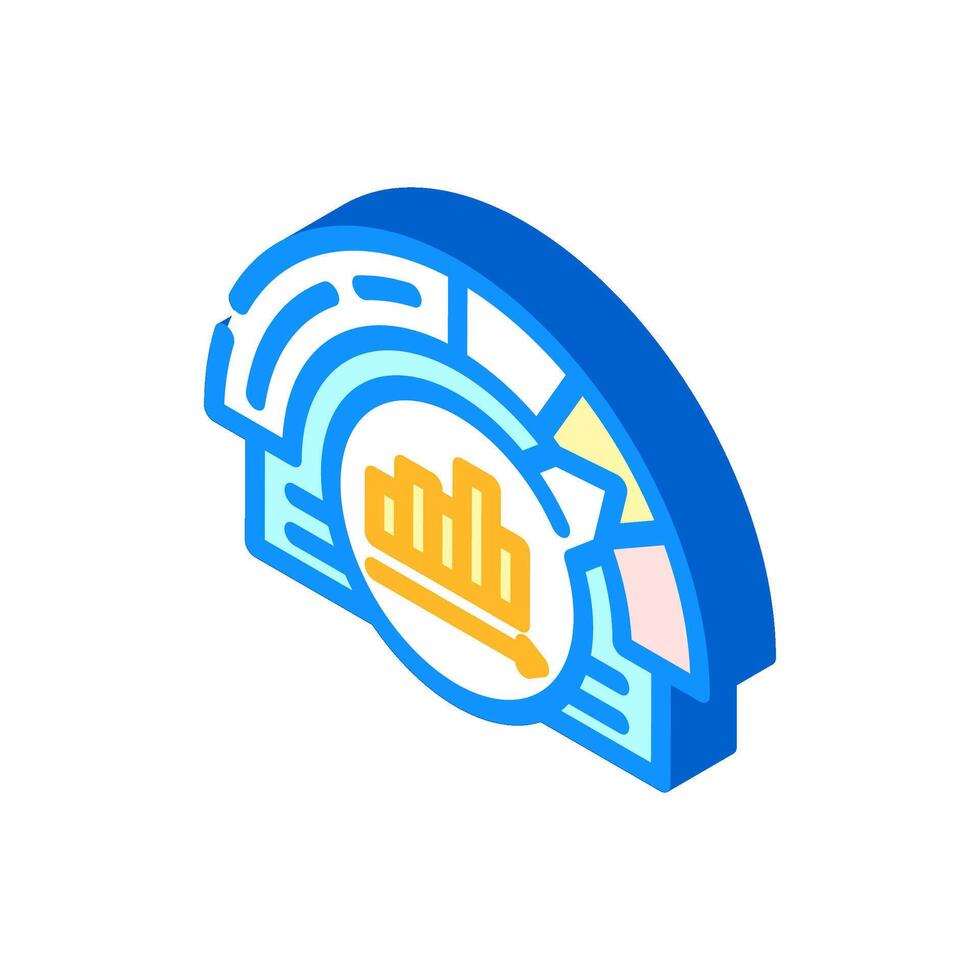 performance measurement business process isometric icon illustration vector