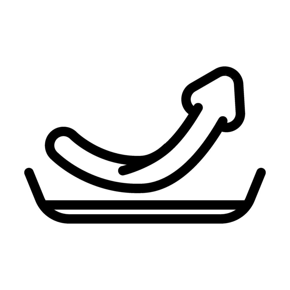 non stick coating label product caution line icon illustration vector