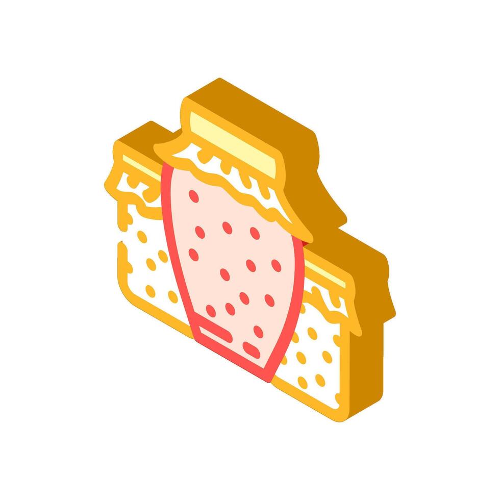 making homemade jam autumn isometric icon illustration vector