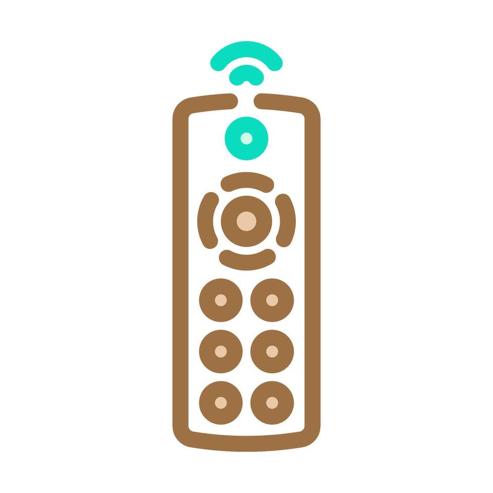remote control label product caution color icon illustration vector