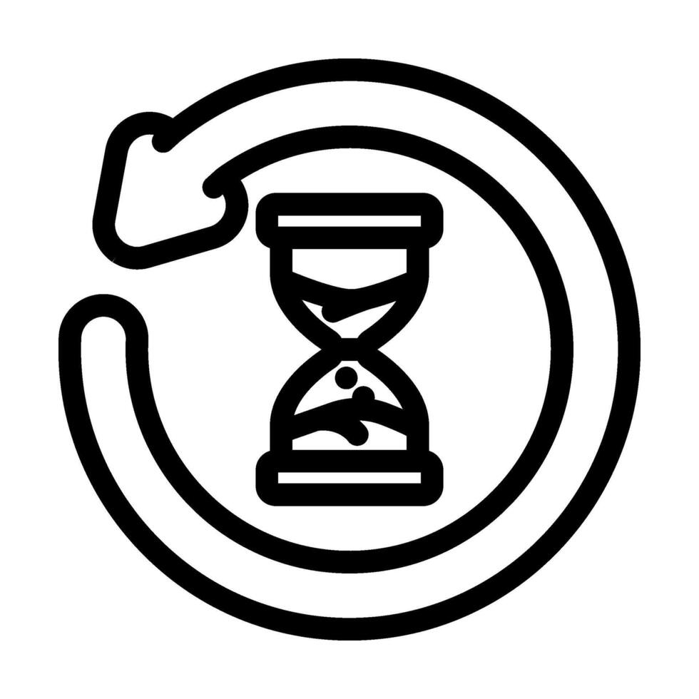anti aging product label caution line icon illustration vector