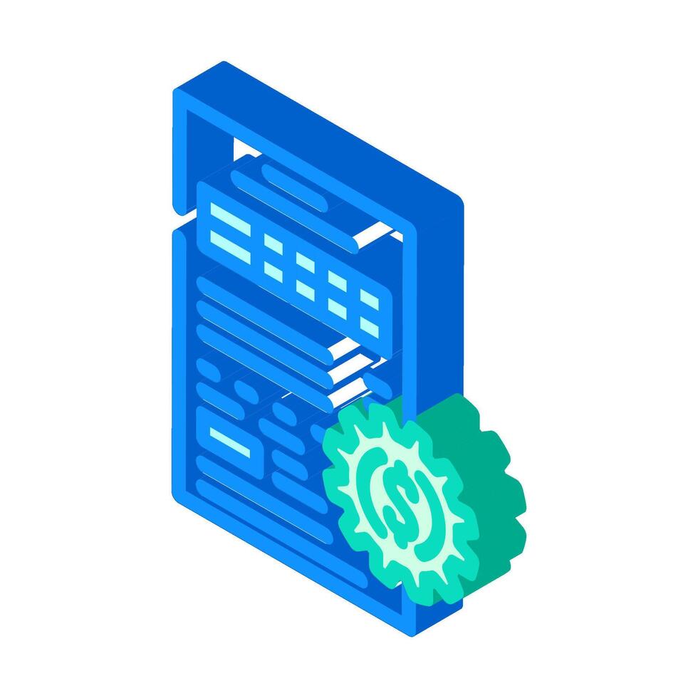 sponsorship management business process isometric icon illustration vector