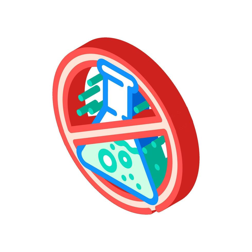 no preservatives product label warning isometric icon illustration vector