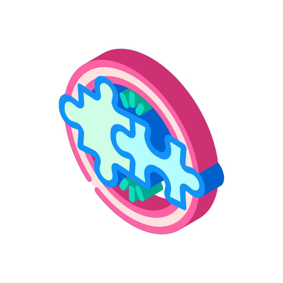 wide cimpatibility product label caution isometric icon illustration vector