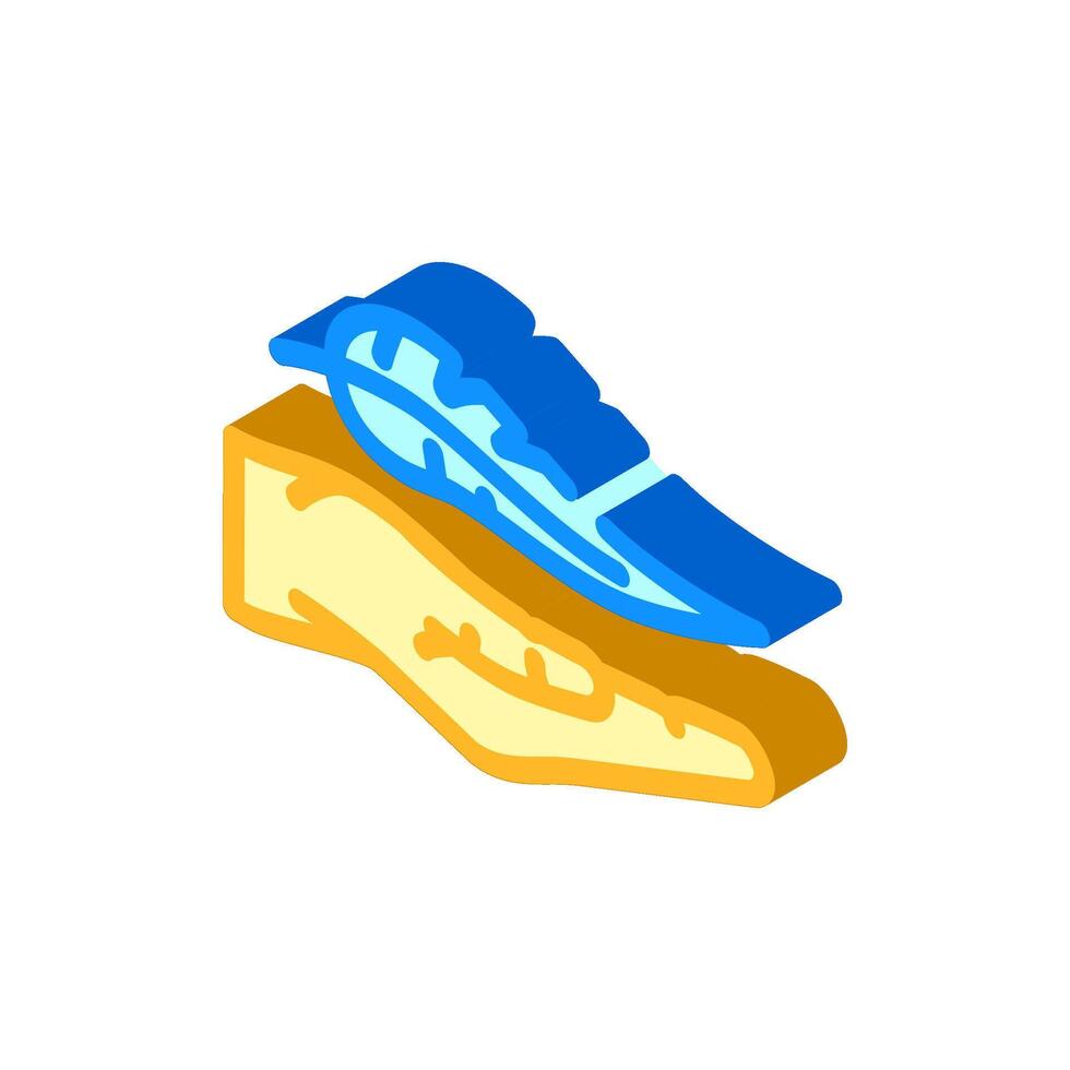 lightweight product label caution isometric icon illustration vector