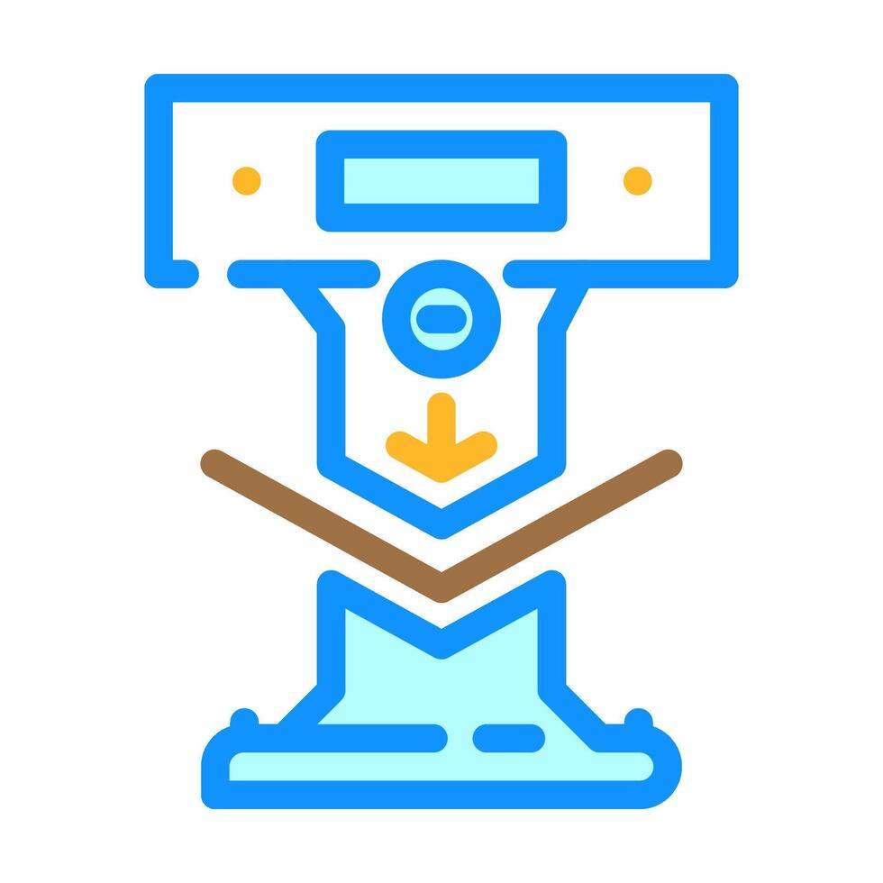 free bending label product caution color icon illustration vector