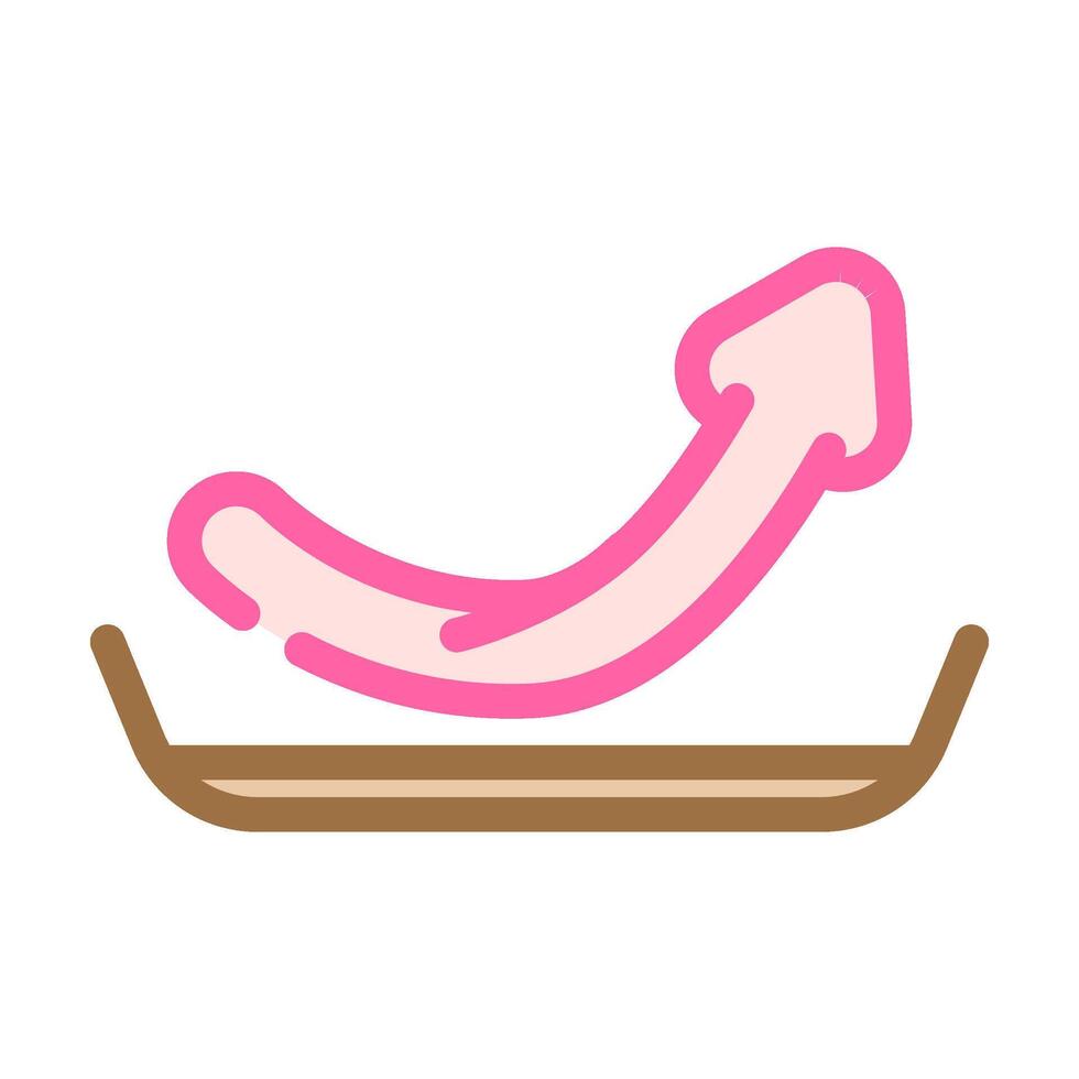 non stick coating label product caution color icon illustration vector
