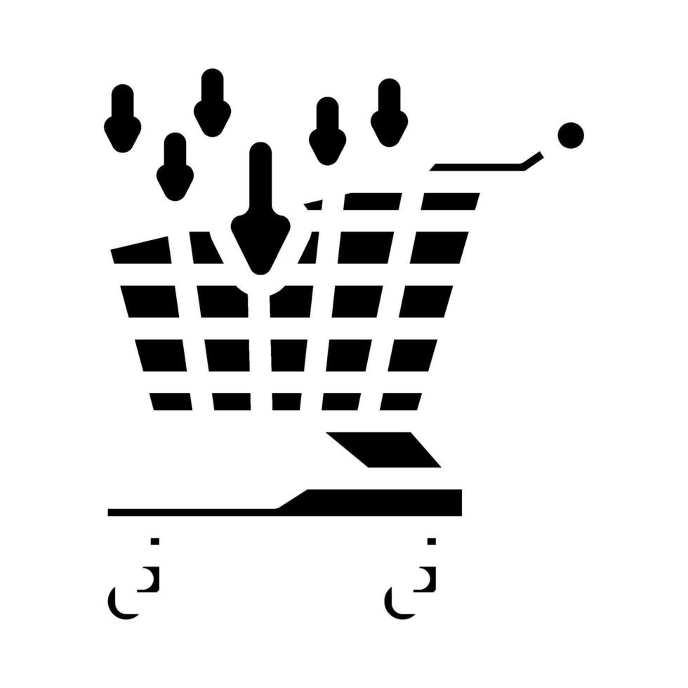 procurement business process glyph icon illustration vector