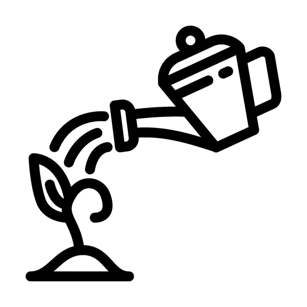 lead nurturing business process line icon illustration vector