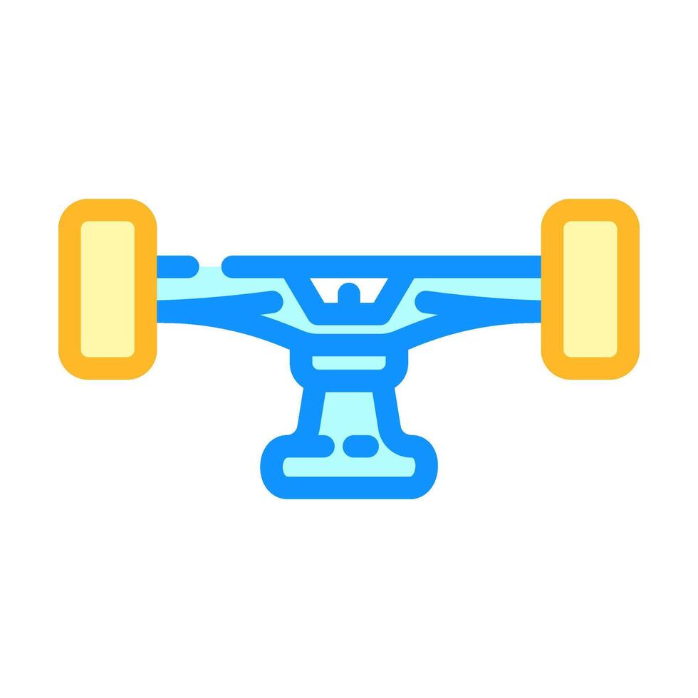 trucks skate sport color icon illustration vector