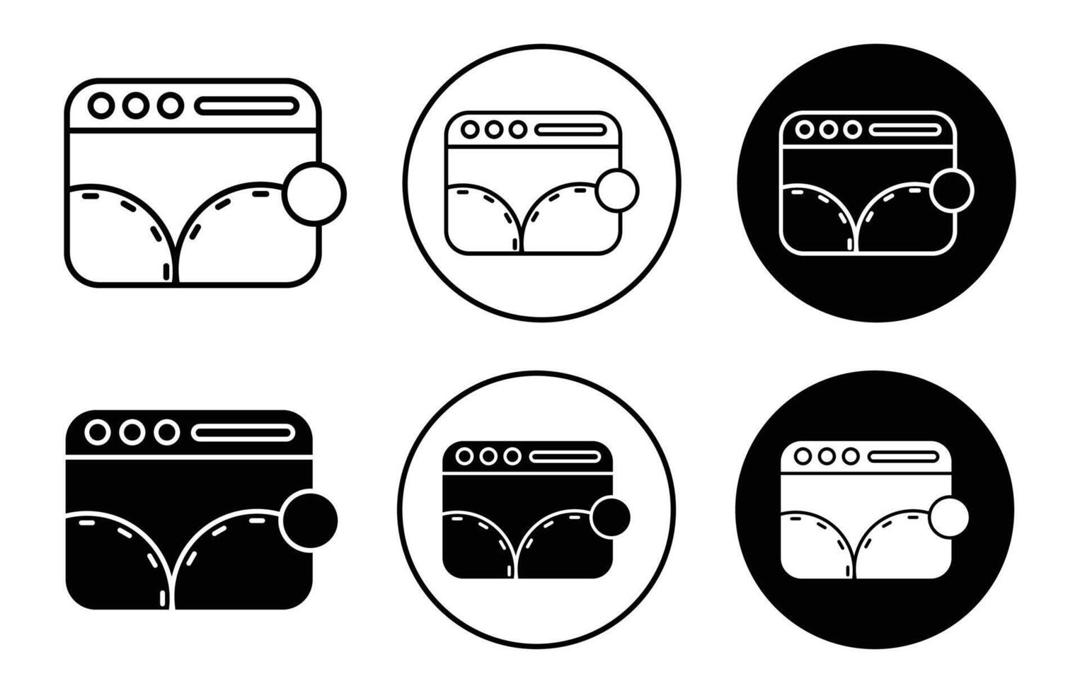 bounce rate icon vector