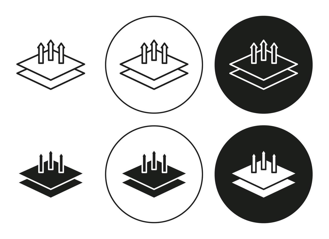 Breathable leather flat editable icon mark set. Breathable leather illustration with thin stroke vector