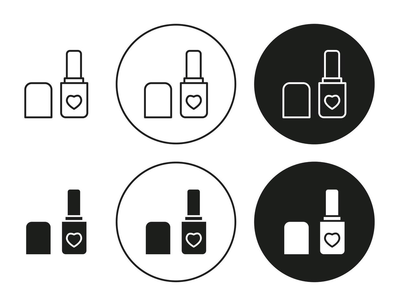 Lip balm linear thin line icon graphics. Lip balm set use for web ui or app vector