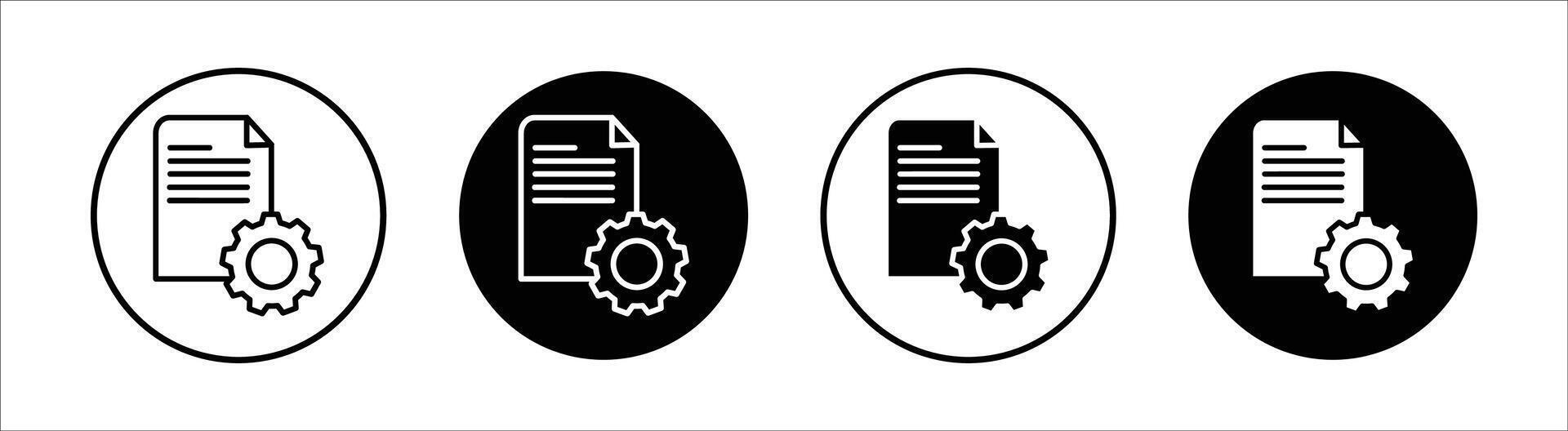 General Terms flat line icon set. General Terms Thin line illustration vector
