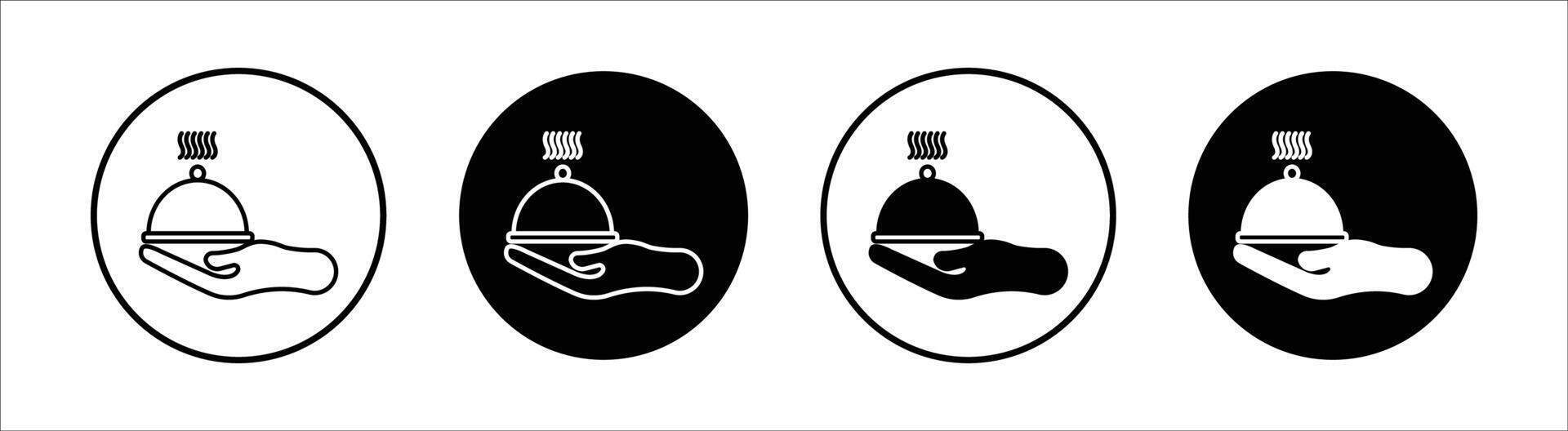 Hotel service flat line icon set. Hotel service Thin line illustration vector