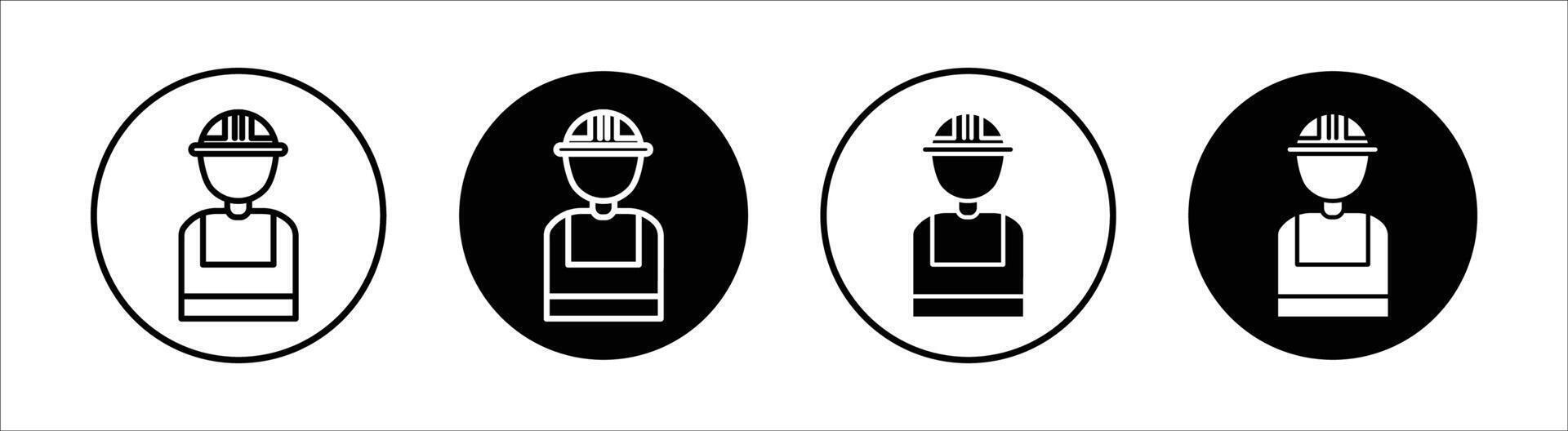 Labour flat line icon set. Labour Thin line illustration vector