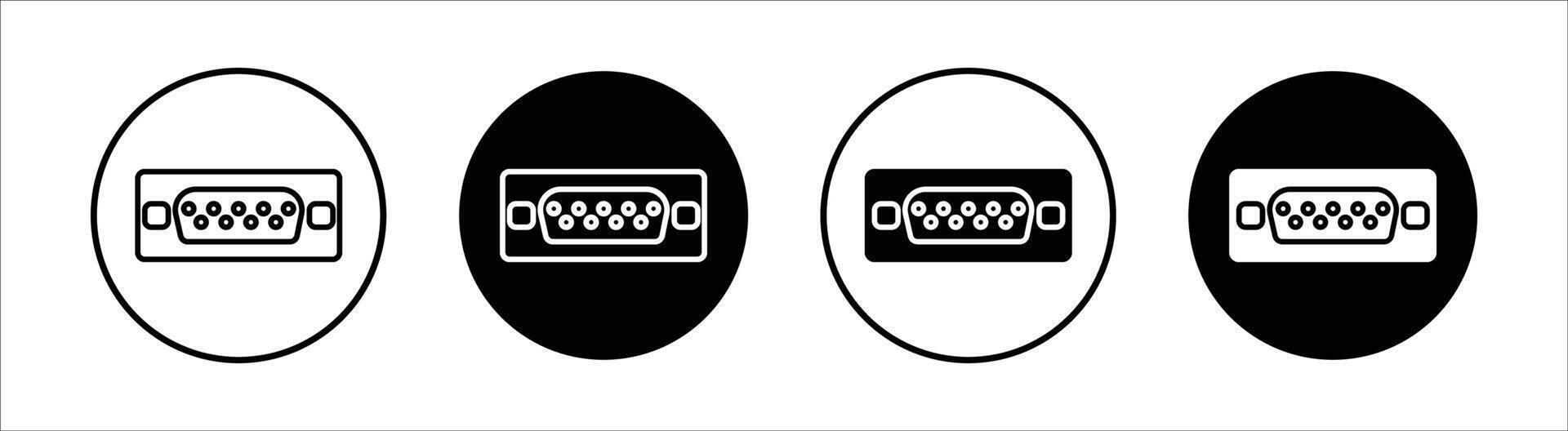 Serial flat line icon set. Serial Thin line illustration vector