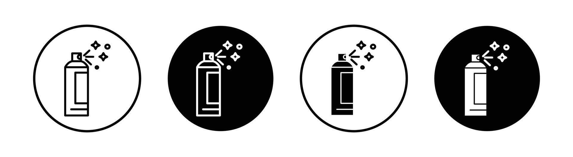 Paint aerosol can icon mark in filled style vector