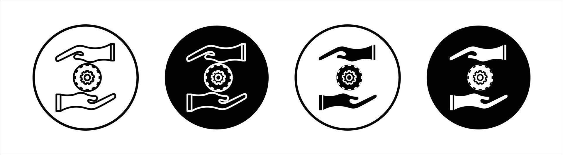User interface flat line icon set. User interface Thin line illustration vector