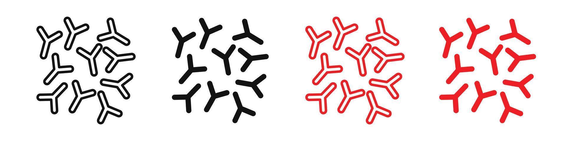 Probiotic Health Benefits Icon Depicting Beneficial Bacterial Cultures vector