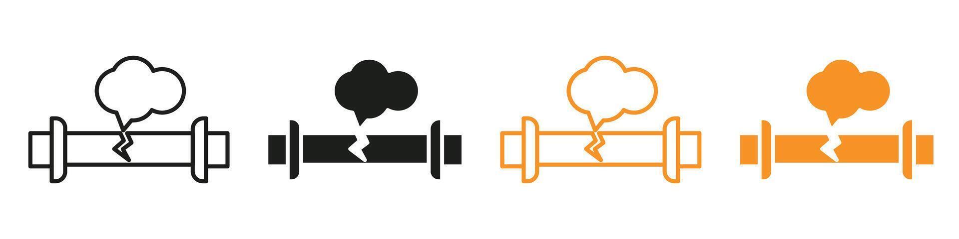Icon for Industrial Water Pipe Corrosion and Leak Repairs vector