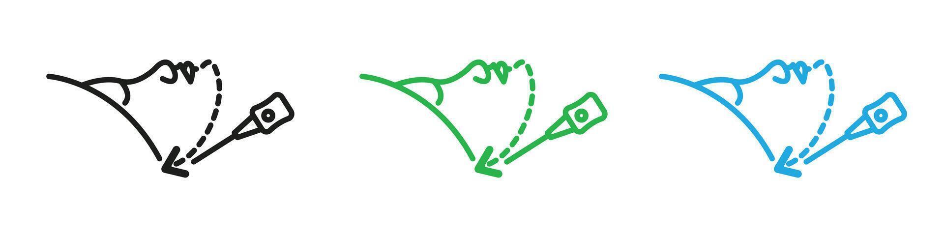 Facelift icon mark in filled style vector