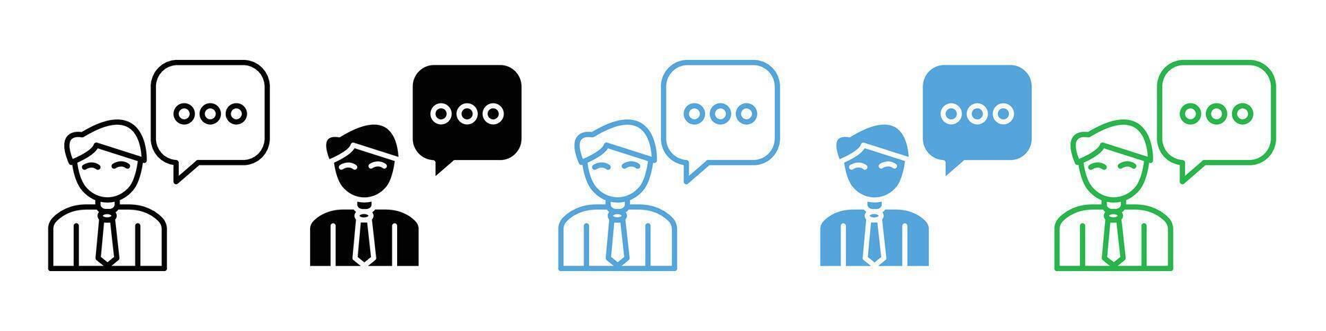 Consultation and Client Support Icons Showcasing Expert Business and Marketing Strategies vector