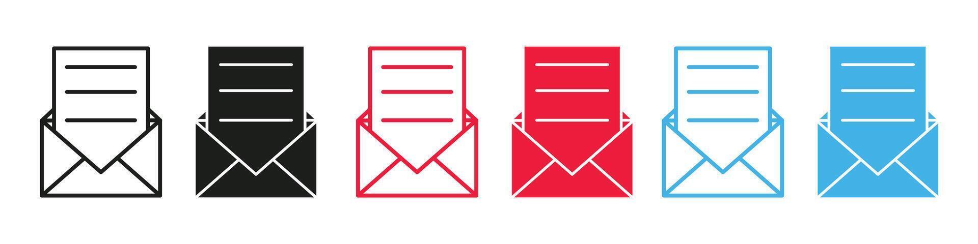 Mail Envelope Icon for Sending Invitations to Special Events vector