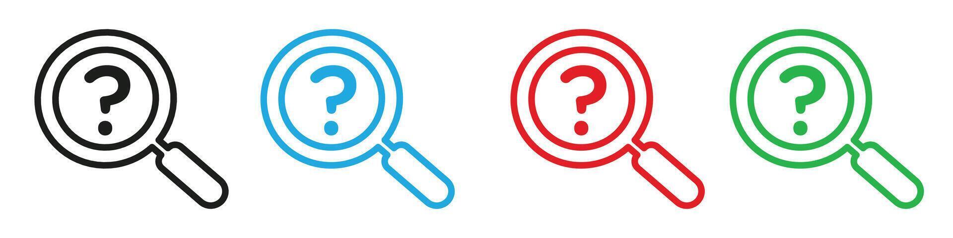 Problem-solving icon showcasing finding solutions, research, and strategic management for business and operational issues vector